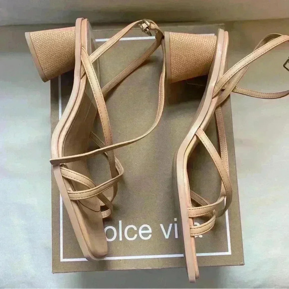 Dolce Vita Beacon Sandals Light Tan Stella Size 10 - Picture 3 of 10